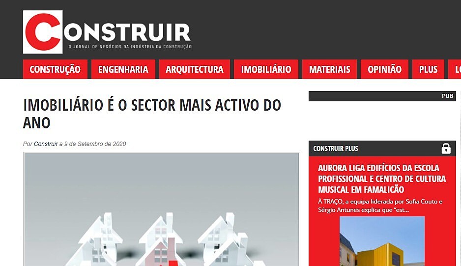 Imobilirio  o sector mais activo do ano